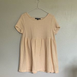 Peachy Oversized Peplum Tunic